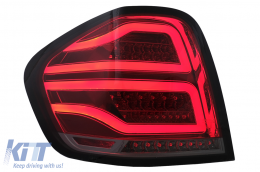 FULL LED Задни светлини подходящи за Mercedes M-Class W164 (2005-2008) Червен дим-image-6099147