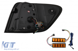 FULL LED Задни светлини подходящи за Mercedes M-Class W164 (2005-2008) Червен дим-image-6099160