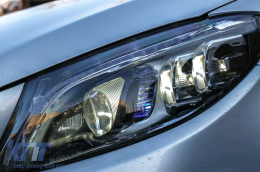 Full Multibeam LED Phares pour Mercedes Classe C W205 S205 2014-2018 LHD-image-6077407