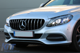 Full Multibeam LED Scheinwerfer für Mercedes C-Klasse W205 S205 2014-2018 LHD-image-6076835
