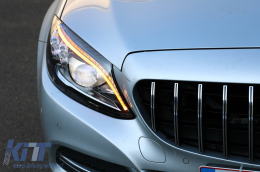 Full Multibeam LED Scheinwerfer für Mercedes C-Klasse W205 S205 2014-2018 LHD-image-6076838