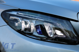Full Multibeam LED Scheinwerfer für Mercedes C-Klasse W205 S205 2014-2018 LHD-image-6076839
