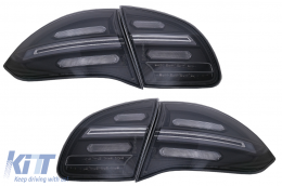 FullLED Rücklichter für Porsche Cayenne 958 E2 92A 10-14 Schwarz Rauch Dynamisch-image-6064693