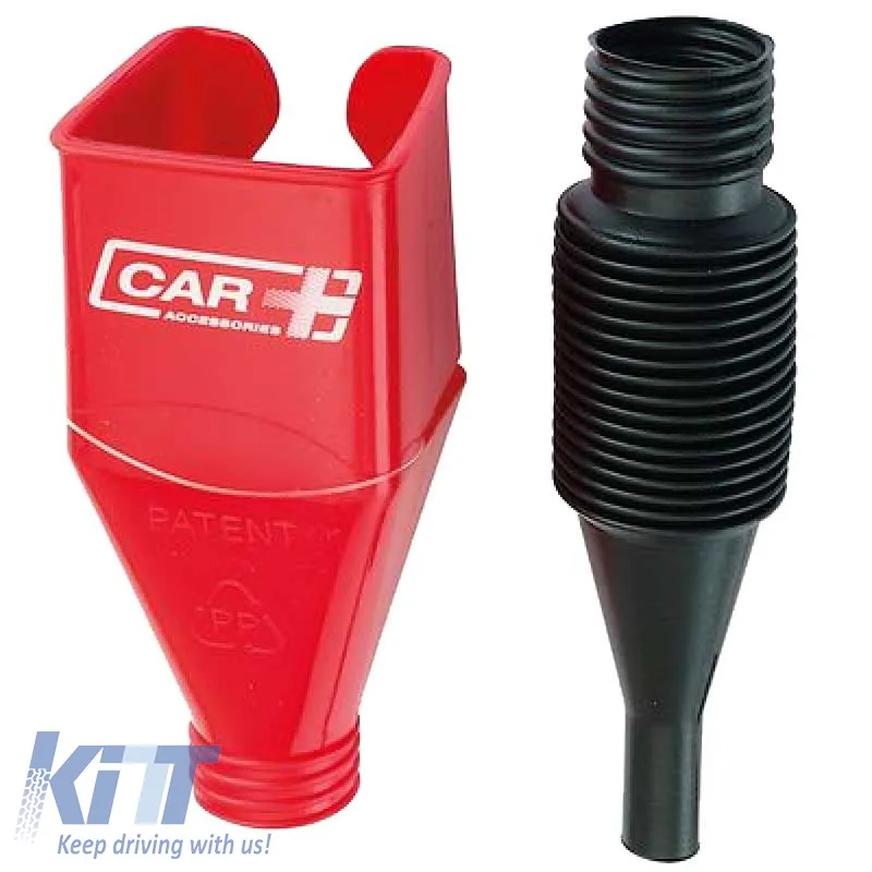 Funel Ecofil Plastic Red With Tube Car+