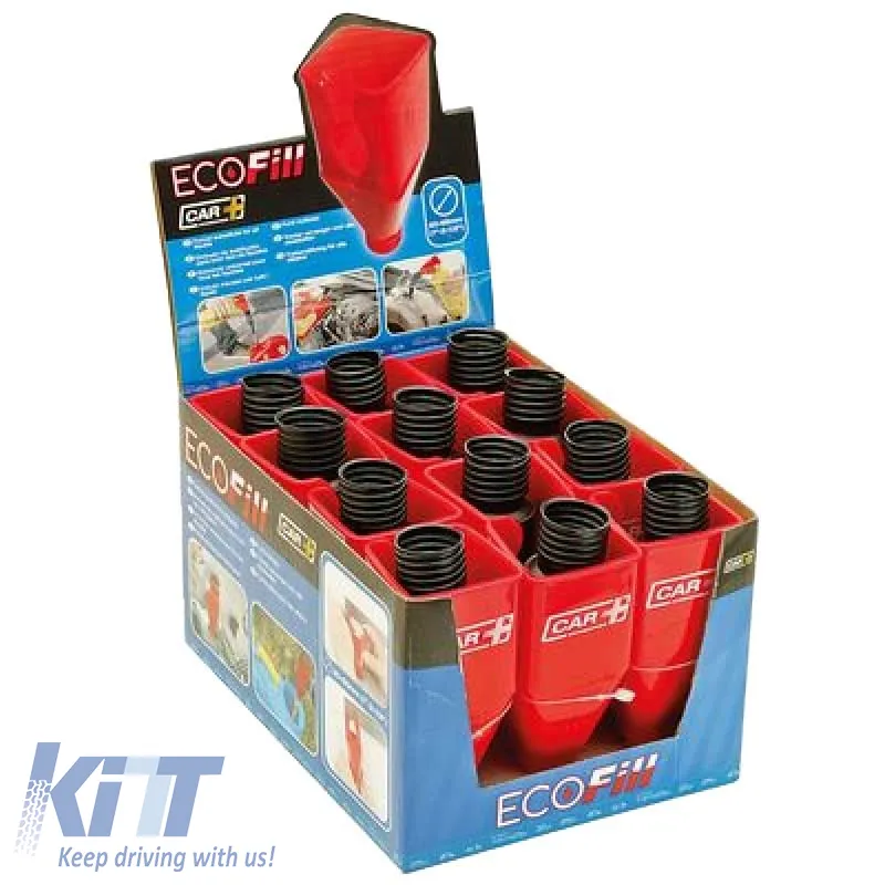 Funel Ecofil Plastic Red With Tube Car+