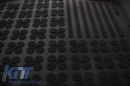 Fußmatten Gummimatten Schwarz für MINI One Cooper I II 01-13 R50 R52 R53 R56 R57--image-6004196