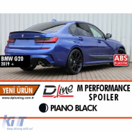G20 M Performance Rear Trunk Spoiler Piano Black ABS / 2019 - UP (V1) - DTSB6026522