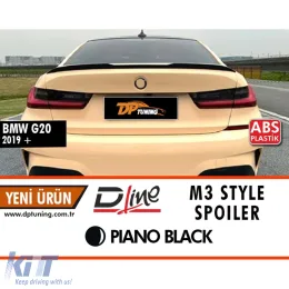 image-18-G20 M3 Stil Heckspoiler, Piano Schwarz, ABS / 2020 nach