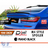 image-29-G20 M4 Style Trunk Spoiler Piano Black ABS / 2019 After