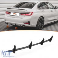 G20 Max Rear Splitter Piano Black ABS / 2019 - 2021