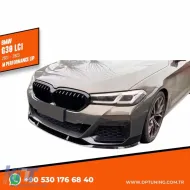image-23-G30 LCI M Performance Design Design Spoiler Avant Noir Piano ABS / 2021-2023