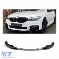 image-26-G30 Sedan M Performance Front Lip Piano Black Vacuum Plastic / 2017-2020