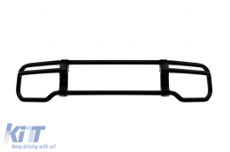 G63 Bullbar suitable for front A Design bumper on Mercedes G class W464 after 2018, black - ABMERS6007384