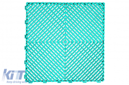image-8-Garage Interlocking Floor Tiles Warehouse Modular Flooring Turquoise