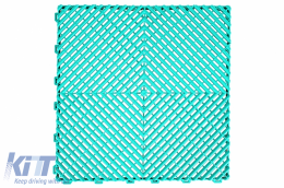 image-44-Garage Interlocking Floor Tiles Warehouse Modular Flooring Turquoise Anti-Scratch Waterproof Eco-Friendly
