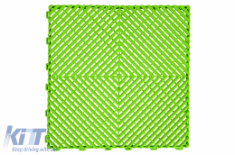 image-18-Garage Interlocking Floor Tiles Warehouse Modular Flooring Light Green Anti-Scratch Waterproof Eco-Friendly