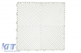 image-6-Garaje Azulejos Encastrables Piso de Baldosas Almacén Modular Blanco