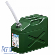 Gas Can Metal Green 10 Lt Military Style