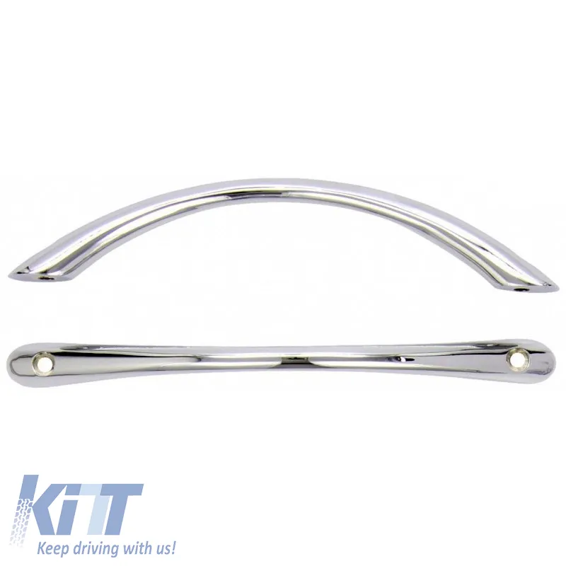 Gear Bars "TT" 15cm x 2.9cm Chrome 2 Pieces