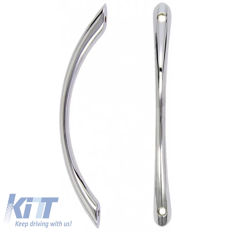Gear Bars "TT" 15cm x 2.9cm Chrome 2 Pieces