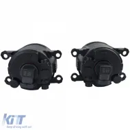 Gelbe Klarglas-Nebelscheinwerfer-Satz geeignet für Opel Astra G H OPC Corsa D Agila-image-6261264