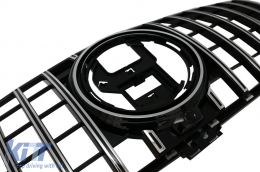 Gitter für Mercedes GLE W167 V167 C167 Standard 2019-06.2023 GTR Panamericana-Look Chrom-image-6090338