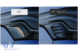 GL-5i GL-5X Taillights Aerodynamic Fin AF-Sport Flaps Trim suitable for Range Rover Sport L494 (2013-2022) Black