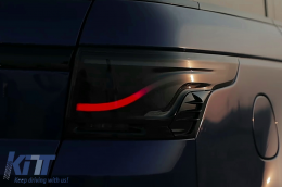 GL-5i GL-5X Задни светлини Аеродинамични перки AF-Sport Flaps Облицовка подходяща за Range Rover Спорт L494 (2013-2022) Черен-image-6097149