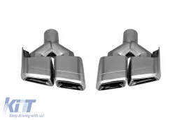 image-77-GL65 Auspuffendrohre geeignet für Mercedes GL X164 2010-2013, ML W164 2005-2011
