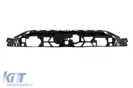 Glänzend schwarzes Kühlergrill-Set geeignet für Audi A6 S Line Frontstoßstange 2019–2024-image-6139184