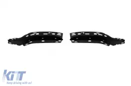 GLE53 Facelift-Stil Frontstoßstange geeignet für Mercedes GLE W167, GLE Coupe C167 2018-2023, nach 2024, mit Chrom/schwarzem GT-Kühlergrill-image-6138971