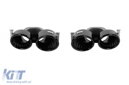 GLE53-Paket geeignet für Mercedes GLE W167 2018-2023, nach 2024 mit schwarzen Auspuffendrohren-image-6139021