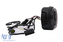 Glohh GL-2X Feux arrière LED pour Land Rover Defender L316 90-2016 90 110 130 Fumée-image-6106515