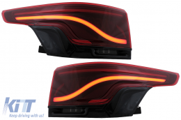 Glohh LED LightBar Taillights suitable for Range Rover Sport L494 (2013-2022) GL-5 Static