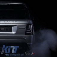 Glohh LED Mpára fotismov Fotistiká Píso Fóta katállhla gia Range Rover Athlhtikó L320 (2005-2013) GL-3x Dunamikó Kapnós-image-6040963