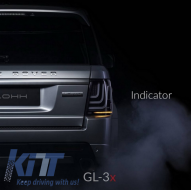 Glohh LED ЛайтБар Задни светлини подходящи за Range Rover Спорт L320 (2005-2013) GL-3x Динамичен дим-image-6040964