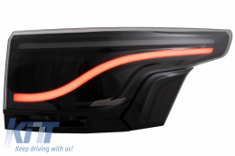 Glohh LED ЛайтБар Задни светлини , подходящи за Range Rover Спорт L494 (2013-up) GL-5X дим High Gloss Черен Trim-image-6055865
