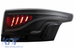 Glohh LED ЛайтБар Задни светлини , подходящи за Range Rover Спорт L494 (2013-up) GL-5X дим High Gloss Черен Trim-image-6055867