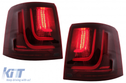 Glohh LED ЛайтБар Задни светлини подходящи за Range Rover Спорт L320 (2005-2013) GL-3 Статично-image-6097272