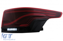 Glohh LED ЛайтБар Задни светлини , подходящи за Range Rover Спорт L494 (2013-2022) GL-5 Статично-image-6097296
