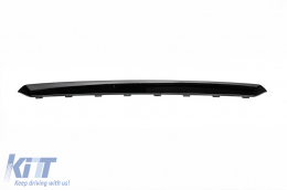 Gloss black spoiler suitable for A Design rear bumper S65/S63 style for Mercedes S-Class W222 2013-2017 - ABMEBX6012064