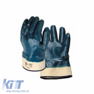 Gloves suitable for Oil / Gas Use PVC No10 - XL Blue 27 cm 2 Pcs