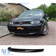 image-13-Golf 4 Vortex Style Front Lip Matte Black Vacuum Plastic / 1990-2000
