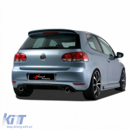 Golf 6 GTI Style Diffuser Without Output Piano Black Vacuum Plastic / 2008-2012