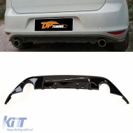 image-42-Golf 7 GTI Rear Diffuser Piano Black ABS / 2012-2017 (Left+Right Single Output)
