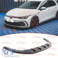 image-51-Golf 8 GTI Max V1 Frontlippe Klavier Schwarz Vakuum Kunststoff / 2020 - bis jetzt