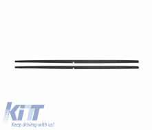 Gonne laterali & Adesivi laterali in vinile Nero per VW Golf 7 2013-2017 GTI Look-image-6046412