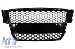 image-60-Griglia anteriore per Audi A5 8T 2007-2011 RS Griglia Design Nero Brillante