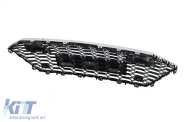 Griglia anteriore per AUDI A7 4G Facelift 2015-2017 RS7 Look Nero lucido-image-6266291