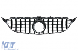 Griglia anteriore per Mercedes Classe C W205 S205 A205 C205 Facelift 03.18-20 Nero-image-6082753